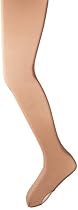 Capezio Big Girls' Ultra Soft Self Knit Waistband Tight,Light Sun,&nbsp;One Size (2-6)