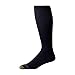 GOLDTOE Men's Metropolitan Over-The-Calf Dress Socks, 3-Pairs, Navy, Large
