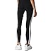 adidas Originals Women's 3-Stripes Leggings, Black/Trefoil Stripe, Large (US Size) (US Size)