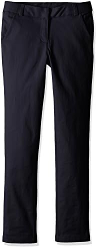 Nautica Girls’ Big School Uniform Skinny Fit Stretch Twill Pant