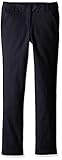 Nautica Big Girls' Uniform Straight Leg Stretch Twill Pants, Navy, 10