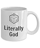 Tea cup Game Mug Literally God D20 Coffee Cup 11oz