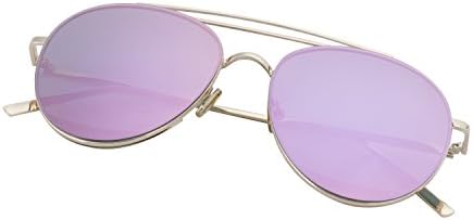 ITDOCO Men&amp;Women Oversized Avitor Mirrored Flat Lens Sunglasses for Holiday