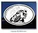 Motorcycle Decal - Fast Racing Sportbike Rider - 