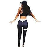 Oksale Womens Workout Sportswear Skinny Women Yoga Pants Fitness Gym Leggings (M, Black)