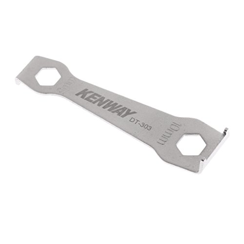 MonkeyJack Bike Cycle Chainring Nut Wrench Bolt Spanner Removing Tool 9mm / 10mm Wrench Chainwheel Dismounting Tool