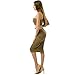 ALAIX Womens Strapless Halter Sleeveless Two Piece Skirt Bodycon Zipper Dresses