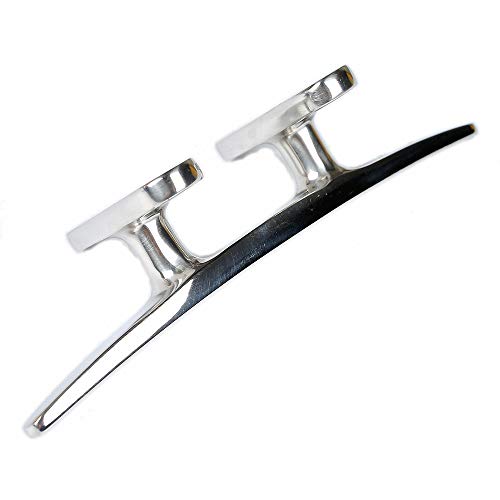 Thorn Dock Cleat Boat Open Base Cleat Flat Top Marine 316 Stainless Steel (5-in,2-Pack)