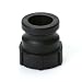 Plastic 1 1/2" Male Camlock x 1 1/2" Female NPT