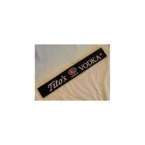 Top Bar & Wine Tools Tito's Vodka Rail Runner Drip Mat save price in