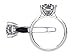 NANA Jewels 1to4ct Simulated Diamond Engagement ring Round-Princess-Cushion-Asscher Solitaire Lucita Cz & Silver