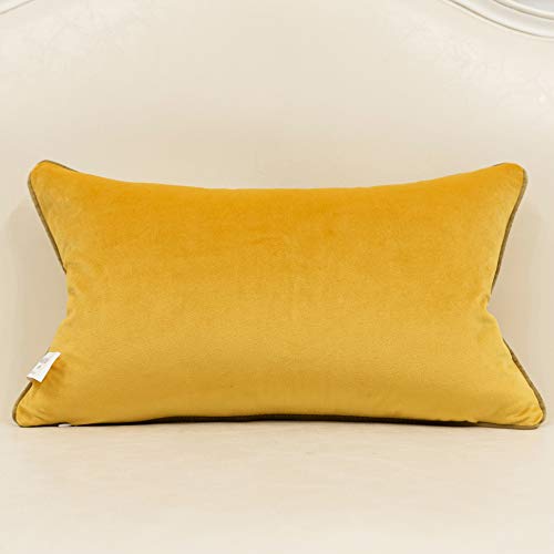 yellow leather throw pillows