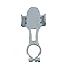 MagiDeal Universal Karaoke Cell Phone Clip Holder Handheld Wireless Microphones Mic Stand for iPhone Samsung White