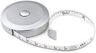 Wintape 60'' 150CM Silver Color Meter Tape Measure Mini Retractable Measuring Tape