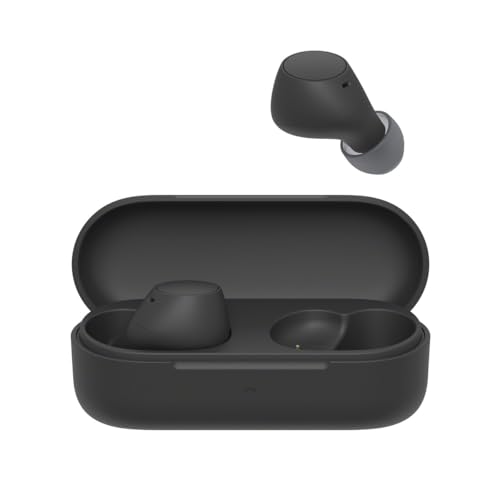 WF-C510 Truly Wireless Kopfhörer - Kleine, leichte Bluetooth In-Ear-Kopfhörer mit Multipoint-Connection, Ambient Sound, IPX4 Rating, Spotify Tap, Quick Charge, 22 HR Akku, iOS & Android - Schwarz