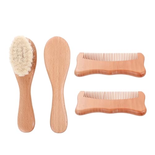 YARNOW 1Set Beech Care Includes Woolen Brushes Cat Ear Durable Safe for Newborns Promotes Healthy