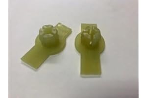 JS PROFESSIONAL PARTS JSPP Compatible with Jeep Door Glass Window Track Regulator Grommet Nut CJ7 CJ8 YJ TJ LJ Pair (Green)