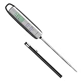 Meat Thermometer, TOPELEK Digital Cooking Thermometer With Super Long Probe, Instant Read Food Thermometer For Kitchen, Grill, BBQ, Food, Steak, Turkey, Candy, Milk, Bath Water