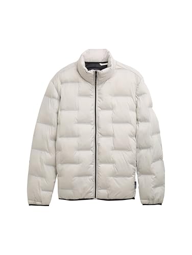 TOM TAILOR Denim Chaqueta para hombre, 14817 - Dusty Putty Grey, S