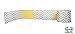 GEENNY Boutique Baby 13 Piece Crib Bedding Set, Yellow/Gray Chevron