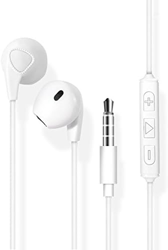 Earbuds, Aladio Direct iPhone Earphones Earpods with Microphone for apple iPhone 6s Plus/6s/ SE/5S/5C/5/iPad /iPod Nano 7/iPod Touch/Samsung Smart Phones.