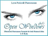 Love Potion: Open Windows ~ UNscented Pheromone Blend for Men and Women - 1/3 fl.oz. Roll On-Oil