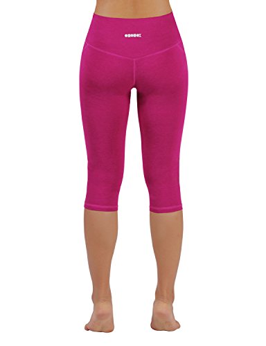 image for ODODOS Power Flex Yoga Capris Tummy Control Workout Non See-Through Pa