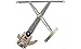 Evan-Fischer EVA16772050469 Window Regulator Manual With Manual Crank Front Driver Side Replaces Partslink# SZ1350102