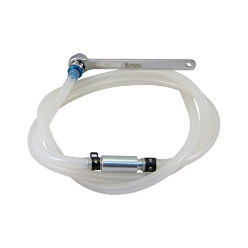 FIRSTINFO Mini 8mm Brake Fluid Clutch Bleeder Hose with 12 Point Wrench andCheck Valve - Thumbnail 4