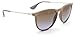 Ray-Ban RB4171 600068 Erica Sunglasses Dark Rubber Sand Frame / Brown Gradient Lens
