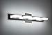 mirrea 24in Modern LED Vanity Light in 4 Lights Stainless Steel and Acrylic 21w Cold White 5000K