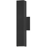 Maxim Lighting 86422BK Culvert - 7W 1 LED Outdoor Wall Sconce-14.5 Inches Tall and 2.5 Inches Wide
