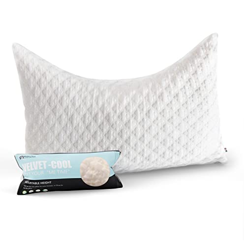MASTERY MART Side Sleeper Pillow, Memory Foam Bed Neck Pillow for Pain