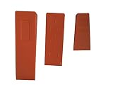 Gator Wedge USA Made Set Spiked Felling Wedges (Set of 3 Sizes) 5.5" 8" and 10", ABS Plastic, Logging Supplies