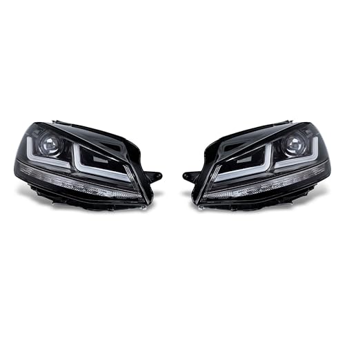 OSRAM LEDriving Golf 7 LED headlight, Black edition as halogen replacement, LED upgrade, LEDHL103-BK, left-hand drive cars only (1 complete set)