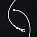 Yaomiao 48 Pieces Silver Plated Chain Necklace Cable Chain Necklace with Lobster Clasp for Women DIY Jewelry Making (24 Inches)