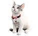 KOOLTAIL Christmas Cat Collars 2 Pack Breakaway Collar Set for Cats, Puppy Red & Green 7.5