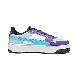 PUMA Carina Street Sneaker, Silver Sky-Team Aqua