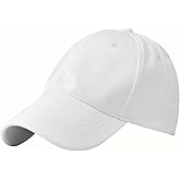 Foetest Adjustable Cap Baseball Cap Outdoors Casual Hat Sports Cap Leather Hat Solid Color