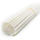 50 Pieces Fiber Reed Diffuser Replacement Refill Sticks for Aroma Fragrance (White, 12