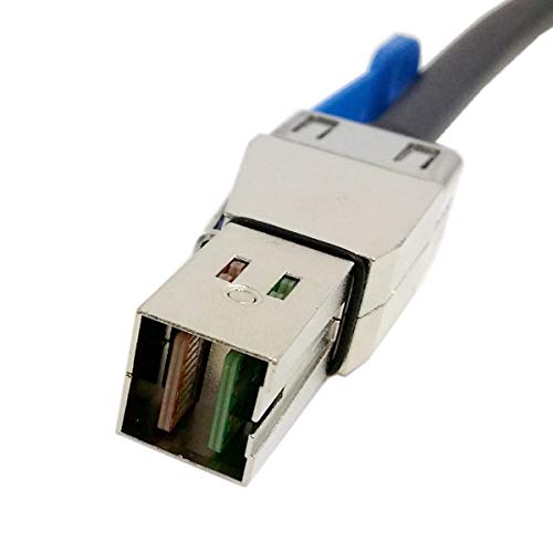 External Mini SAS HD SFF-8644 to Mini SAS High Density HD SFF-8644 Data Server Raid Cable 50cm 12Gbps - Thumbnail 6