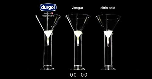 Durgol Swiss Espresso Machine Decalcifier/Descaler Solution, 4 Count
