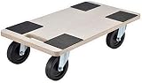 Unibos Heavy Duty Hand Dolly 400kg 4 Castors Furniture Mover Trolley