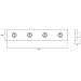 Design House 519298 4 Light Vanity Light, Satin Nickel