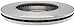 ACDelco Silver 18A1625A (19261797) Non-Coated Front Disc Brake Rotor