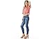 Comfortisse Women's Jean Jeggings Denim Look Tights Spandex Leggings Small/Medium, Blue