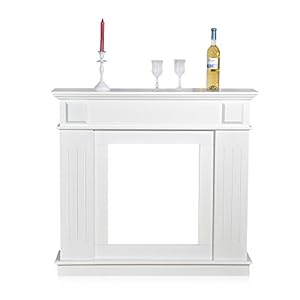 Melko ® Kaminumrandung im Landhaus Stil - Deko Kaminumbau aus Holz