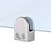 6.0-8.0mm Wolfteeth 4X Stainless Steel Staircase Glass Clamp Stair Brackets Holder Flat for Window Balustrade 5003