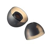SpinFit CP500 - Patented Silicone Eartips for Replacement (2 Pairs) (5.5 mm Nozzle Dia.) (Large)