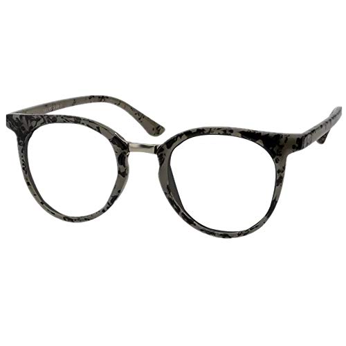 LifeArt Blue Light Blocking Glasses,Computer Reading Glasses,Transparent Lens,Reduce Headaches&Eyestrain,Stylish for Women/Men (La_lulu_c1, 3.50 Magnification)